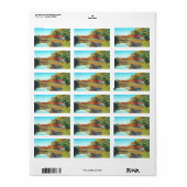 ランドスケープリバーツリーズファインアート ラベル (フルシート)