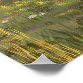 ランドスケープワイルドフラワーズチャーチメドウカリフォルニア ポスター (角)