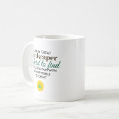 ランドスケープ作業員 名前入りギフト コーヒーマグカップ (正面左)