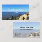 ランドスケープ写真の名刺。 名刺 (正面/裏面)