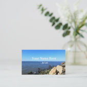 ランドスケープ写真の名刺。 名刺 (スタンド正面)