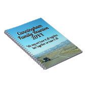 ランドスケープ写真一緒に引用文ファミリー懇親会 ノートブック (右側)