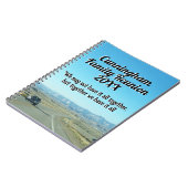 ランドスケープ写真一緒に引用文ファミリー懇親会 ノートブック (左側)