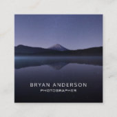 ランドスケープ写真 スクエア名刺 (正面)