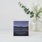 ランドスケープ写真 スクエア名刺 (スタンド正面)
