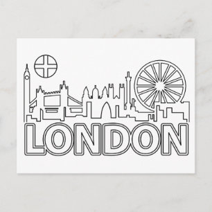 ランドスケープ市内表示  イギリス、ロンドン ポストカード