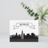 ランドスケープ市内表示 |ニューヨーク,ニューヨーク ポストカード (スタンド正面)