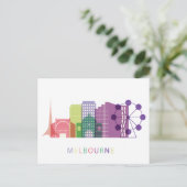 ランドスケープ市内表示 |メルボルン，オーストラリア ポストカード (スタンド正面)