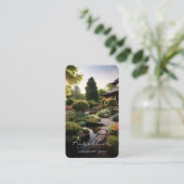 ランドスケープ建築家ガーデン専門グリーン 名刺 (スタンド正面)