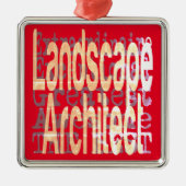 ランドスケープ建築家並外 メタルオーナメント (正面)