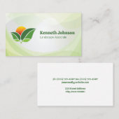 ランドスケープ建築家 | ガーデニング 名刺 (正面/裏面)