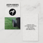 ランドスケープ建築家 |トリマー |ローンモア 名刺 (正面/裏面)