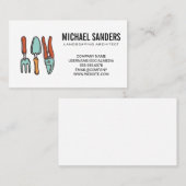 ランドスケープ建築家 | 園芸用具 名刺 (正面/裏面)