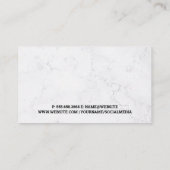 ランドスケープ建築家 | 様式化された木 名刺 (裏面)