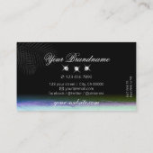 ランドスケープ水きらめく色ダイヤエレガントン 名刺 (裏面)