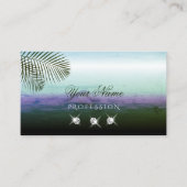 ランドスケープ水きらめく色ダイヤエレガントン 名刺 (正面)