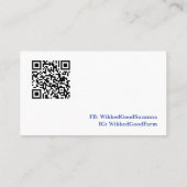 ランドスケープ水彩名刺 名刺 (裏面)