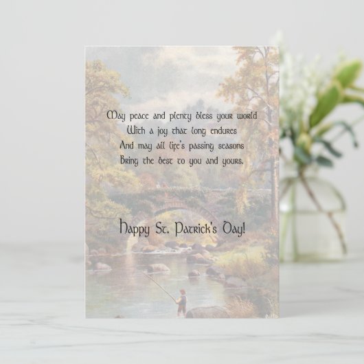 ランドスケープ素朴セントパトリックの日アイリッシュ賛美ズ シーズンカード (スタンド正面)