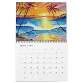 ランドスケープ絵画と写真2025カレンダー カレンダー (1月 2027)