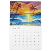 ランドスケープ絵画と写真2025カレンダー カレンダー (1月 2026)