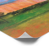 ランドスケープ絵画アートズレイントームチニーファームハウス ポスター (角)