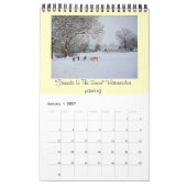 ランドスケープ雪と季節写真2022 カレンダー (1月 2027)