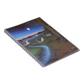 ランドスケープ飛んでいるノートブックを介したマンタ線 ノートブック (右側)