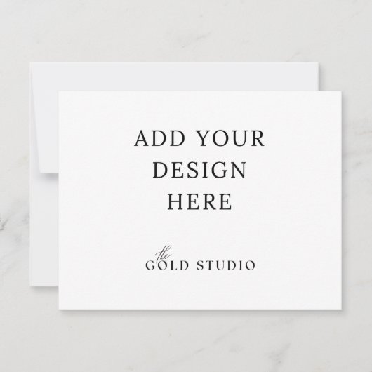 ランドスケープ・エンクロージャ・カードテンプレート(4.25 x 5.5) 招待状 (正面)