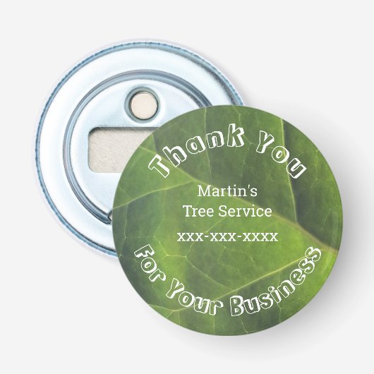 ランドスケープ・サービス・ビジネスのお客様の評価 栓抜き (正面)