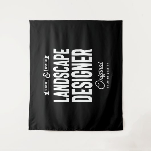 ランドスケープ・デザイナの役職のギフト タペストリー (正面)