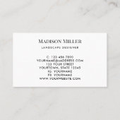 ランドスケープ・デザイナ 名刺 (裏面)