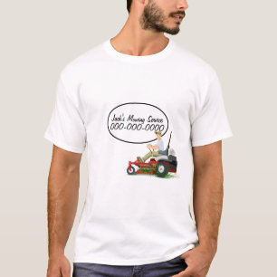 ランドスケープ・ビジネスのローンモアの男性 Tシャツ