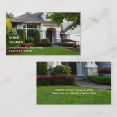 ランドスケープ、気に芝生、プロフェッショナル名刺 名刺 (正面/裏面)