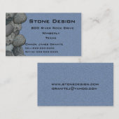 ランドスケープ/石メーソン·ビジネス 名刺 (正面/裏面)