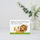 ランドスケープ – 芝生のメンテナンスの名刺 – SRF 名刺 (スタンド正面)