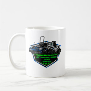 ランドスケープ+造園サービス+ビジネスをカスタマイズ コーヒーマグカップ