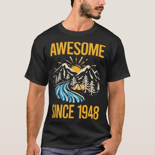 ランドスケープ - 1948年生まれのあなたへ Tシャツ (正面)