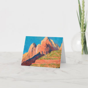 ランドスケープ, Zion National Park by Maynard Dixon サンキューカード