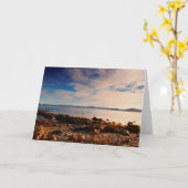 ランドスケープArran Goatfall First of Clyde Scotland カード (黄色い花)