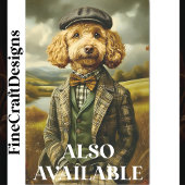 ランドスケープCG6デクページのプードル農家ポートレート 薄葉紙