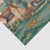 ランドスケープLimburgと馬Else Berg 薄葉紙 (詳細)