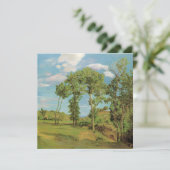 ランドスケープPaysage Frederic Bazille印象派 カード (スタンド正面)