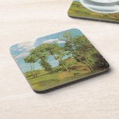 ランドスケープPaysage Frederic Bazille印象派 コースター (左側)