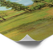 ランドスケープPaysage Frederic Bazille印象派 ポスター (角)