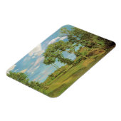 ランドスケープPaysage Frederic Bazille印象派 マグネット (左側)