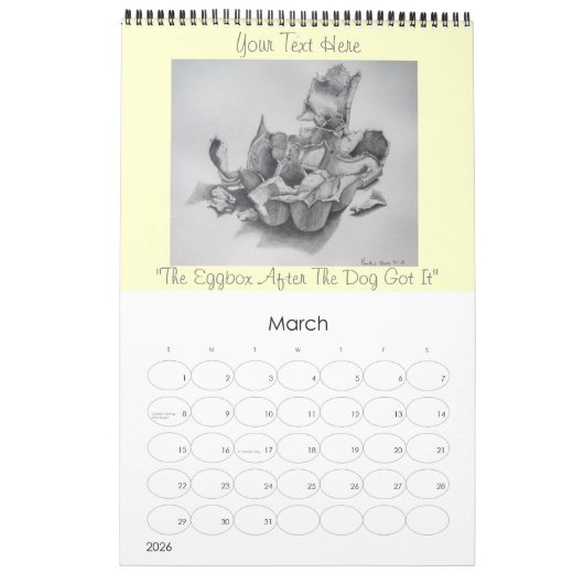 ランドスケーユニークズ犬の写真はまだ生きている2022 カレンダー (3月 2026)