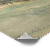 ランドスケー素朴チ、ヴィンテージの広範なランドスケープ ポスター (角)