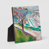 ランドスケー絵画ズエドワードムンク フォトプラーク (正面)