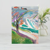 ランドスケー絵画ズエドワード・ムンク表現主義芸術 カード (スタンド正面)