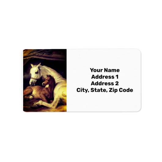 ランドセルの馬 ラベル (正面)